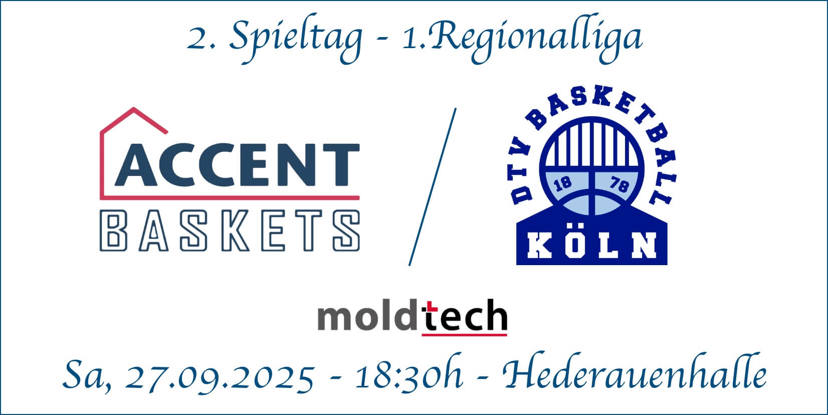 2. Spieltag Accent Baskets vs DTV Köln