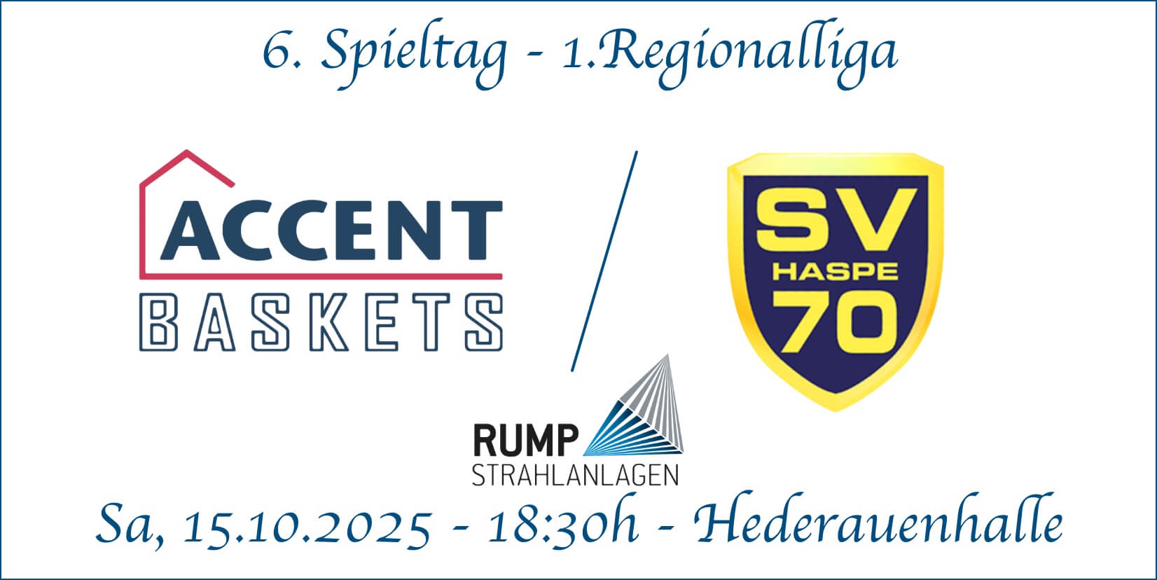 6 Spieltag Accent Baskets vs Haspe