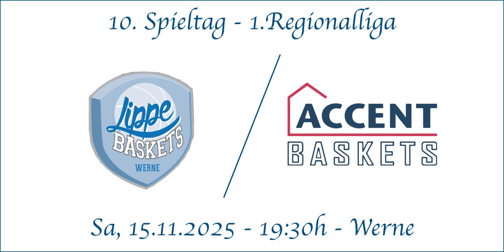 10. Spieltag Lippebaskets Werne vs Accent Baskets