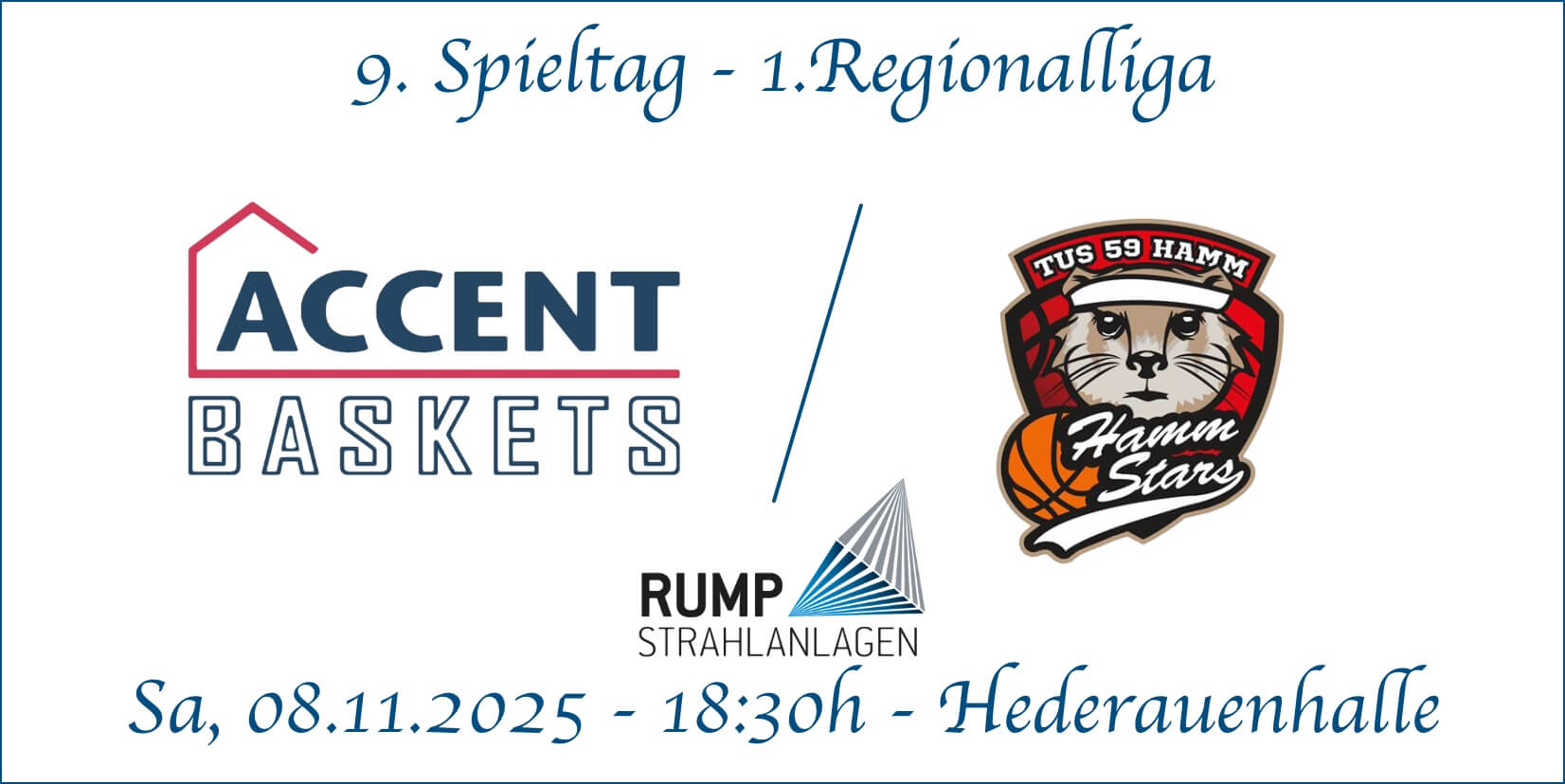 9. Spieltag Accent Baskets vs Hamm