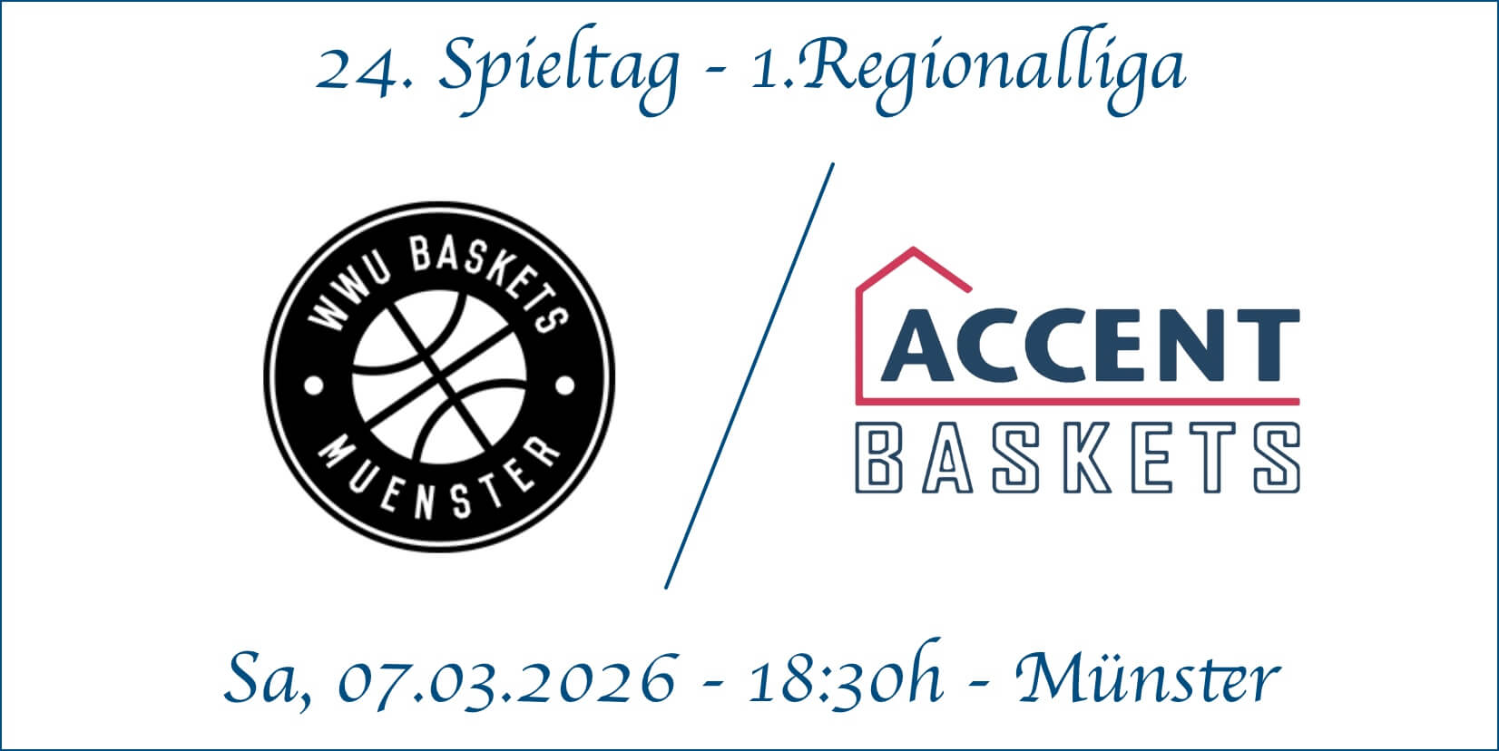 24.Spieltag Uni Münster vs Accent Baskets